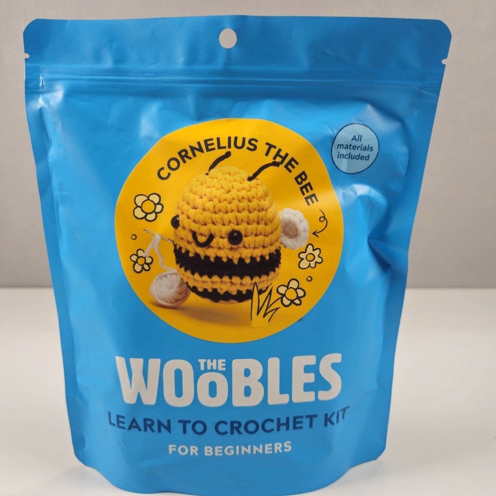 The Woobles Cornelius The Bee Crochet Kit Beginner Amigurumi New Sealed